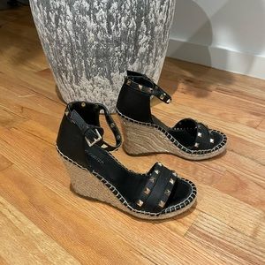 Marc Fisher stuffed wedge espadrilles